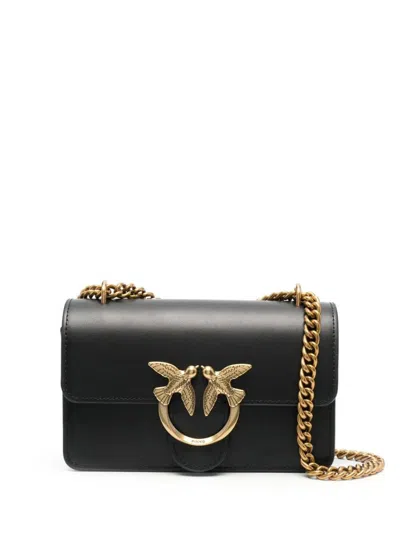 Pinko Mini Love Bag One Handbag In Calf Leather