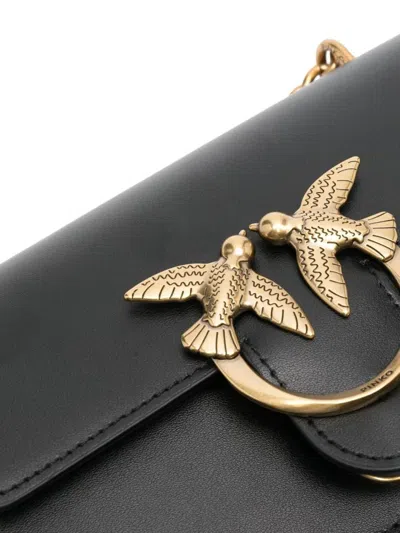 Pinko Mini Love Bag One Handbag In Calf Leather