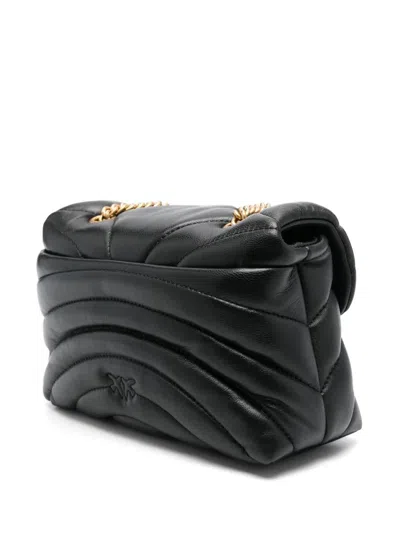 Pinko Mini Love Puff Crossbody Bag In Black