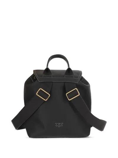 Pinko Multi-pocket Backpack In Black