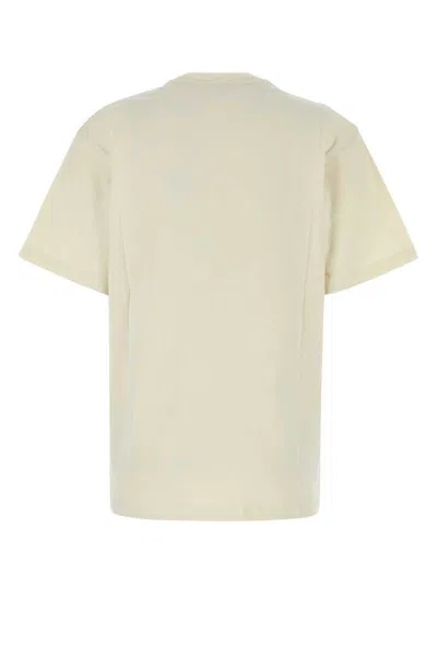 Jw Anderson Cream Cotton T-shirt In White