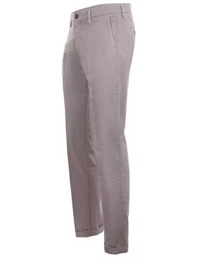 Re-hash Trousers In Stretch Cotton In Pink