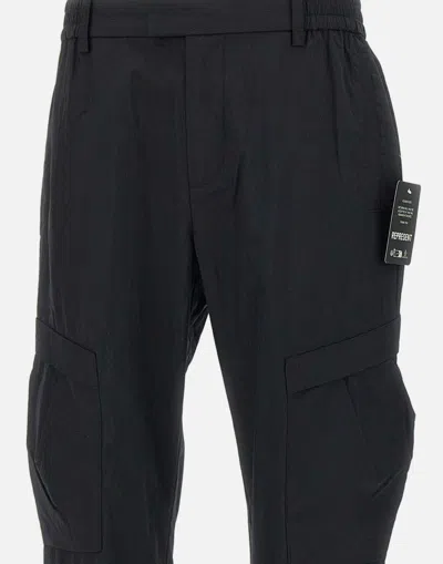Represent Black Tech Cargo Trousers In Black