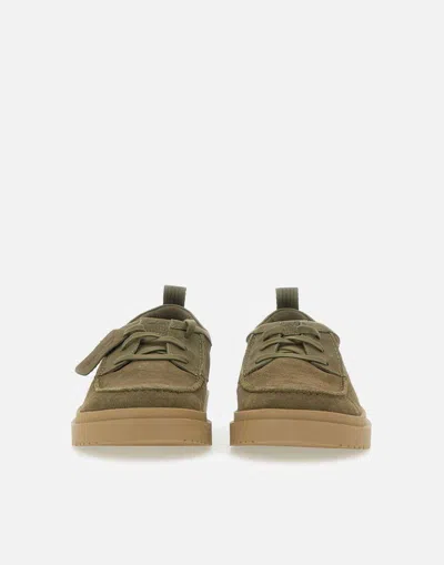 Clarks Lace-up Shoes In Soft Olive Green Suede
