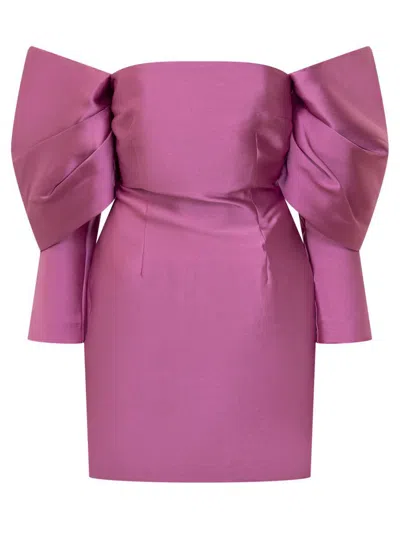Solace London Women Freja Mini Dress In Purple