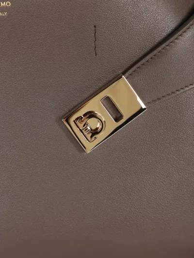 Ferragamo Two-tone Hug Handbag (m)