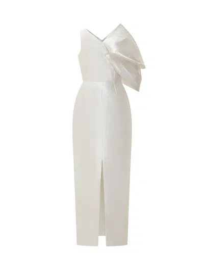 Solace London Davina Maxi Dress - Women's - Polyester/elastane In White