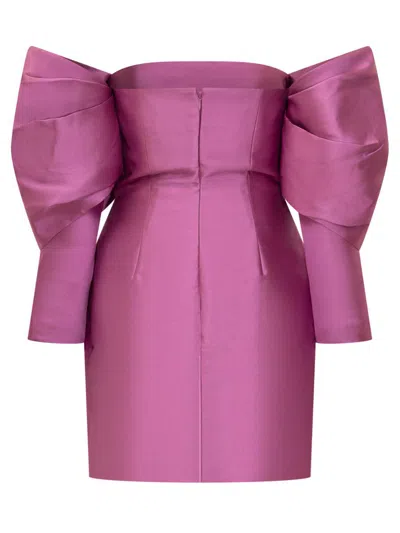 Solace London Women Freja Mini Dress In Purple