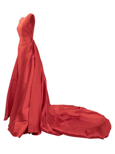 Solace London Larsen Maxi Dress In Red