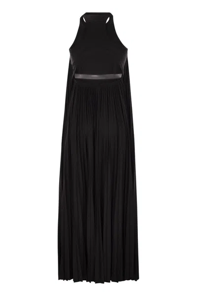 Sportmax Verdier - Sleeveless Jersey Dress In Black
