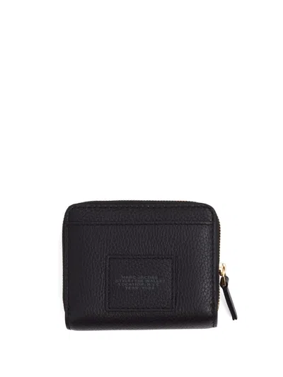 Marc Jacobs The Mini Compact Wallet Leather In Black