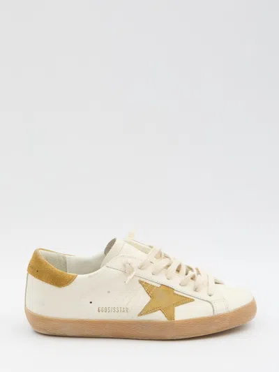 Golden Goose Super Star Sneakers In Orange