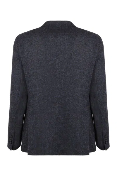 Tagliatore 'montecarlo' Blue Double-breasted Jacket