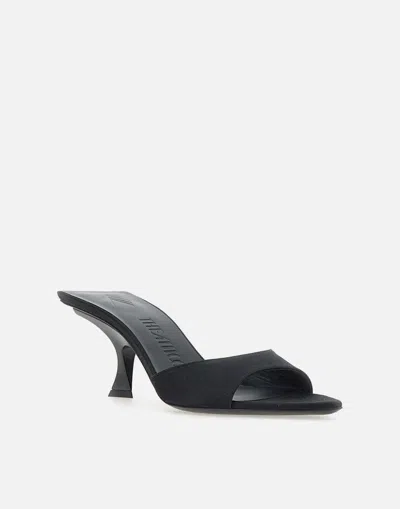 Attico Kitten Heel Open Toe Single Strap Mules