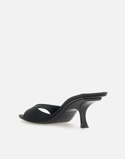 Attico Kitten Heel Open Toe Single Strap Mules