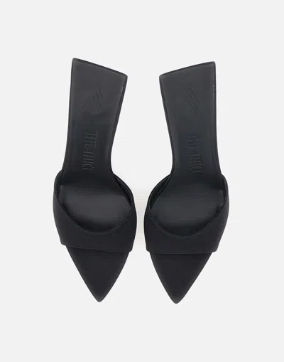 Attico Kitten Heel Open Toe Single Strap Mules