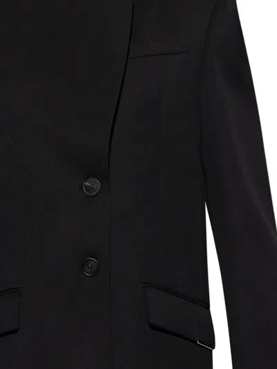 Attico Gabardine Single Breasted Blazer