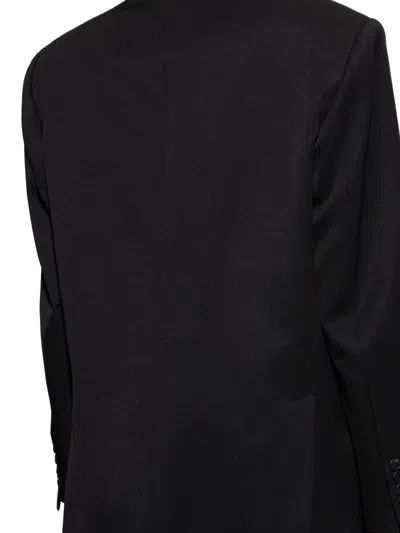 Attico Gabardine Single Breasted Blazer