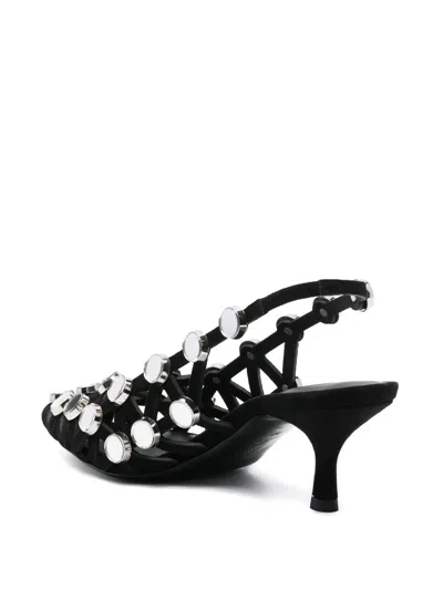 Attico The Grid Pumps With 50mm Back Strap