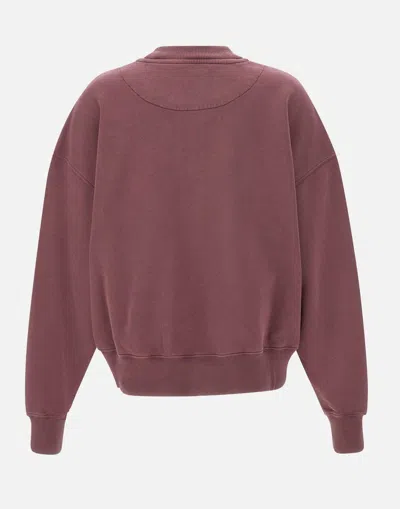 Attico Sweatshirt American Fleece Mauve Fade 863 In Pink