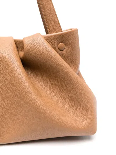 Themoirè Athena Bottalato Tote Bag In Brown