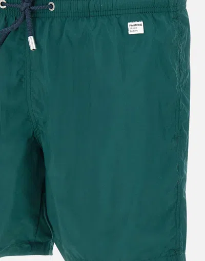 Mc2 Saint Barth Ultralight Swim Short Pantone In Green