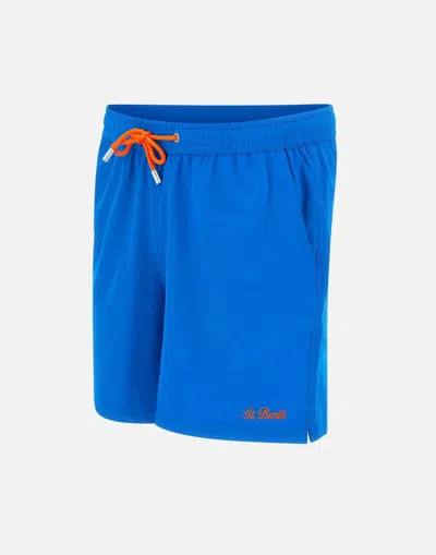 Mc2 Saint Barth Man Bluette Comfort Swim Shorts
