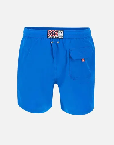 Mc2 Saint Barth Man Bluette Comfort Swim Shorts