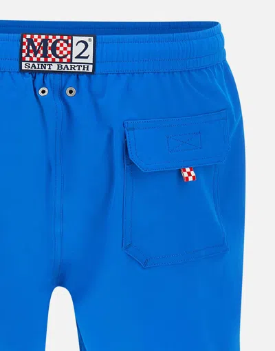Mc2 Saint Barth Man Bluette Comfort Swim Shorts