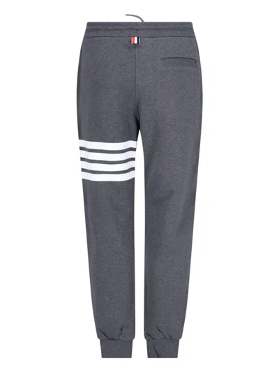 Thom Browne 4-bar Track Pants In Gray