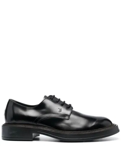 Tod's Tods Lace Up Shoes In Black