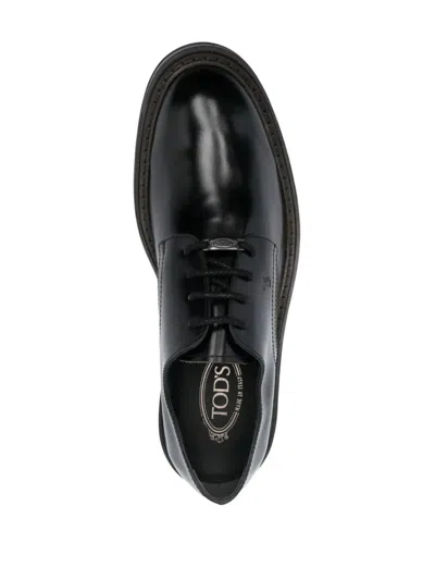 Tod's Tods Lace Up Shoes In Black