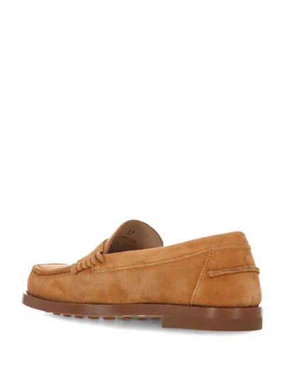 Tod's Camel Suede Loafers