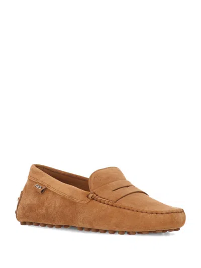 Tod's Flat Shoes In Brown