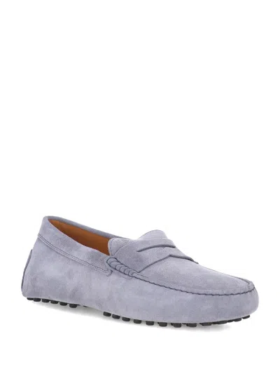Tod's Flat Shoes In Blue