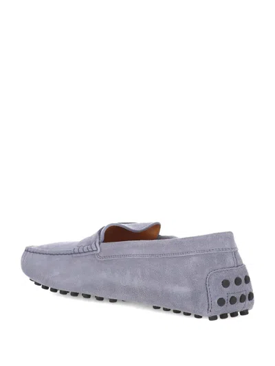 Tod's Flat Shoes In Blue