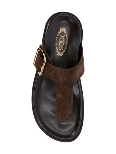Tod's Sandals In Brown