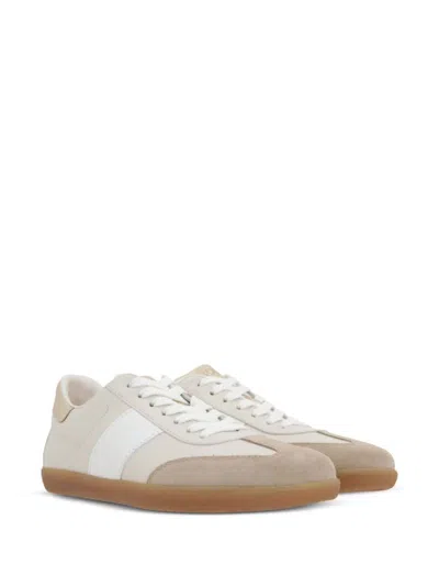 Tod's White And Beige Sneakers In Neutral