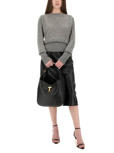 Tom Ford Knitwear With Ribbed Hem And Long Sleeves