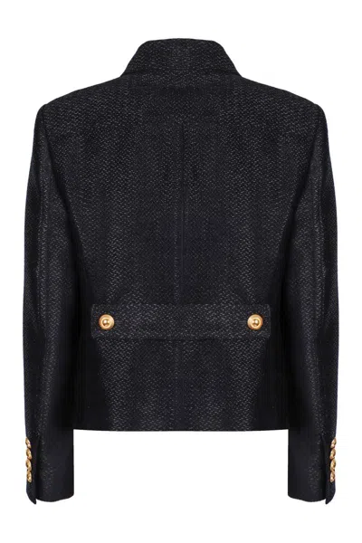 Tom Ford Knitted Jacket In Black