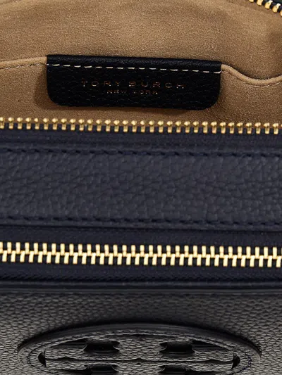 Tory Burch Miller Mini Crossbody Bags Blue In Black