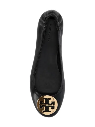 Tory Burch Flat Shoes In Black