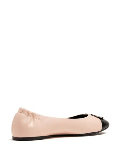 Tory Burch Woman Ballet Flats Blush Size 7.5 Leather