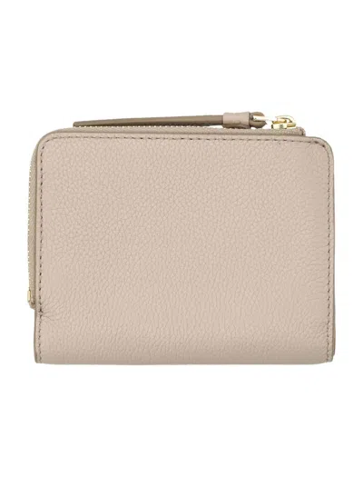 Tory Burch Mcgraw Textured Finish Bi-fold Wallet