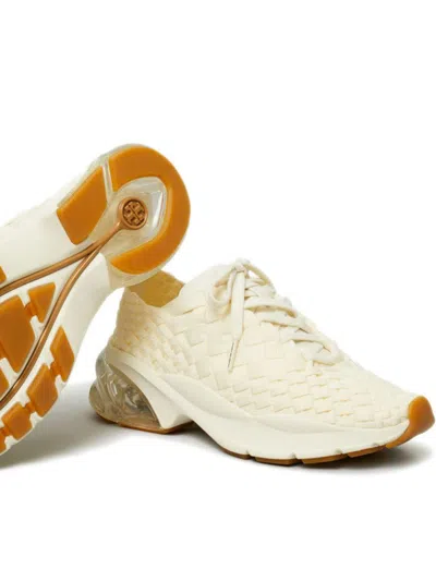 Tory Burch Good Luck Woven Trainer Sneakers