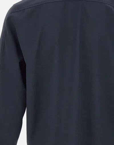 Devore Classic-collar Shirt In Blue