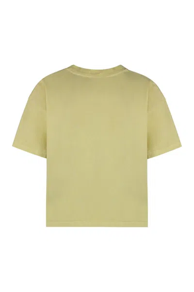 Mother Cotton Crew-neck T-shirt With Graphic Print