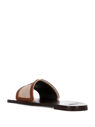 Valentino Garavani Superstar Slide Slipper With Vlogo Detail And Premium Materials In Brown