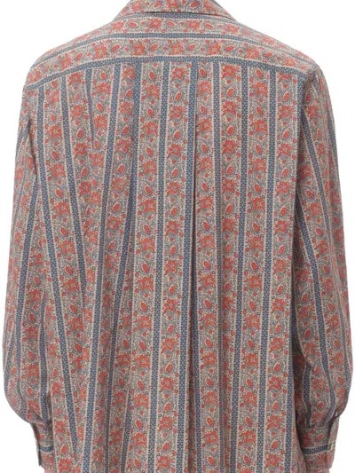 Valentino Pajama Shirt With Voyage Imaginaire Print In Multi