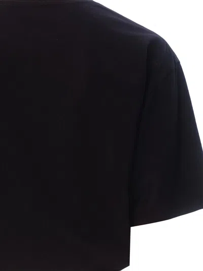 Valentino Crew Neck Short Sleeves T-shirts In Black